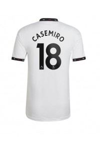 Fotbalové Dres Manchester United Casemiro #18 Venkovní Oblečení 2022-23 Krátký Rukáv